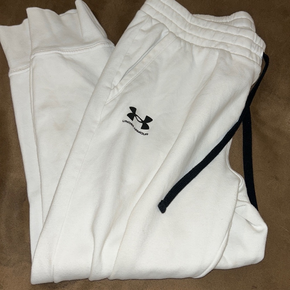white sweats from under armor